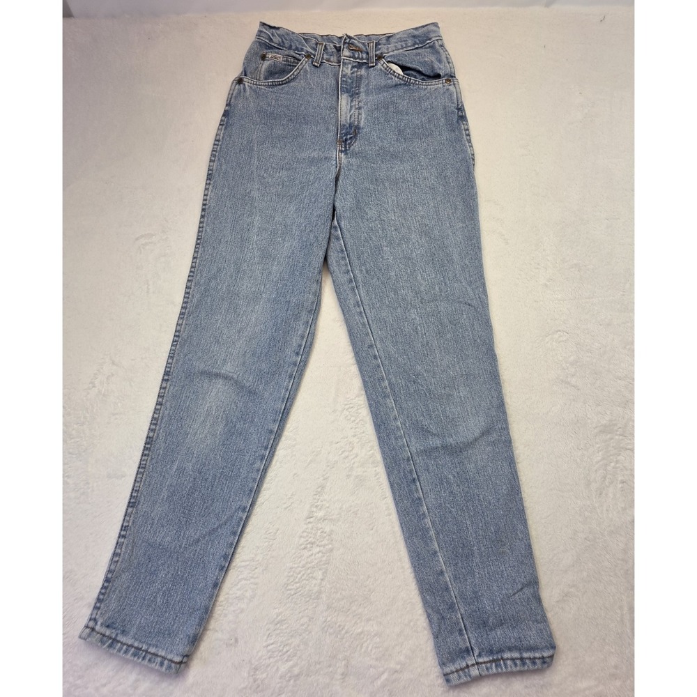Chic Vintage Mom Jeans Womens Light Wash High Rise Tapered USA Made
